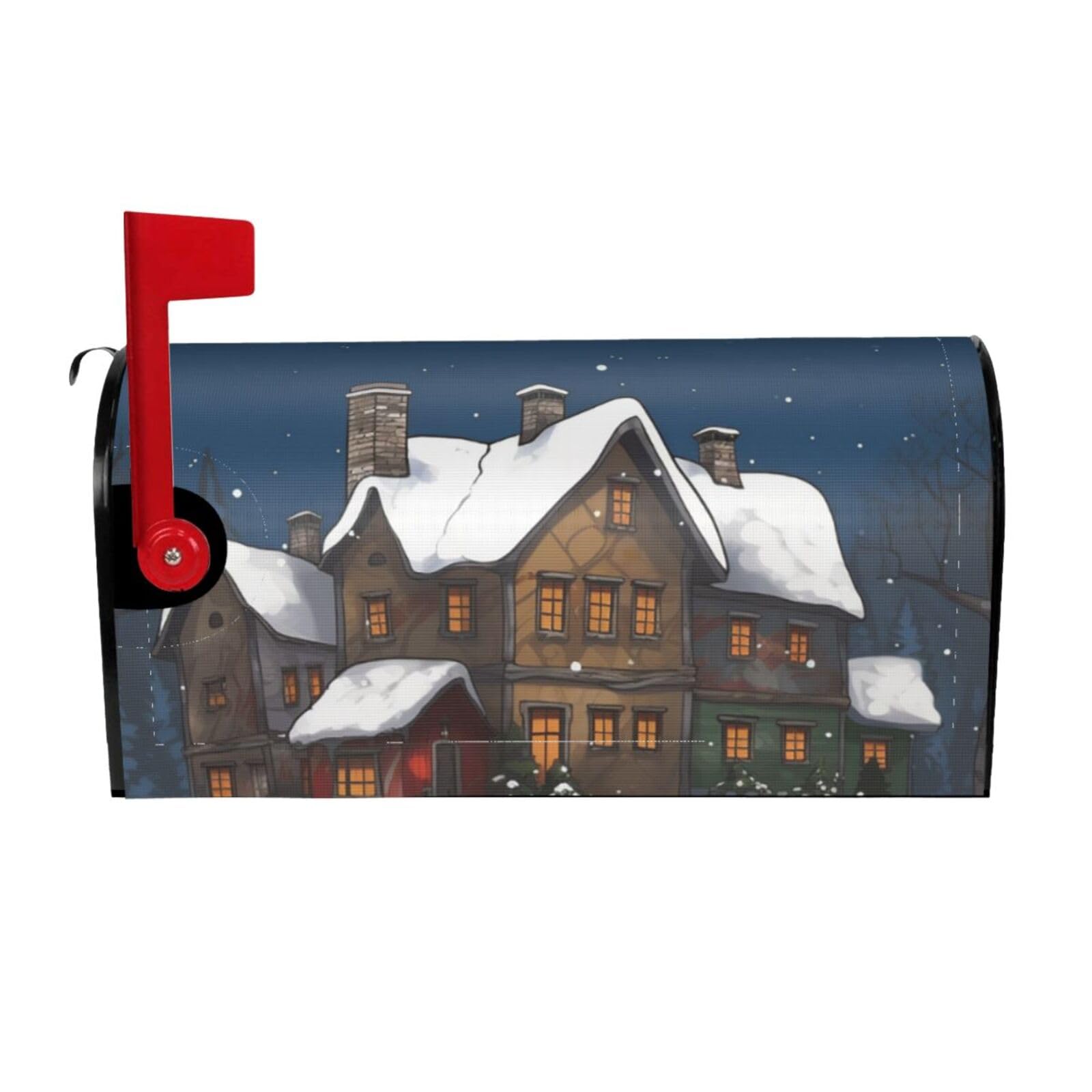 Couverture de boîte aux lettres décoration d'hiver pour maison et jardin