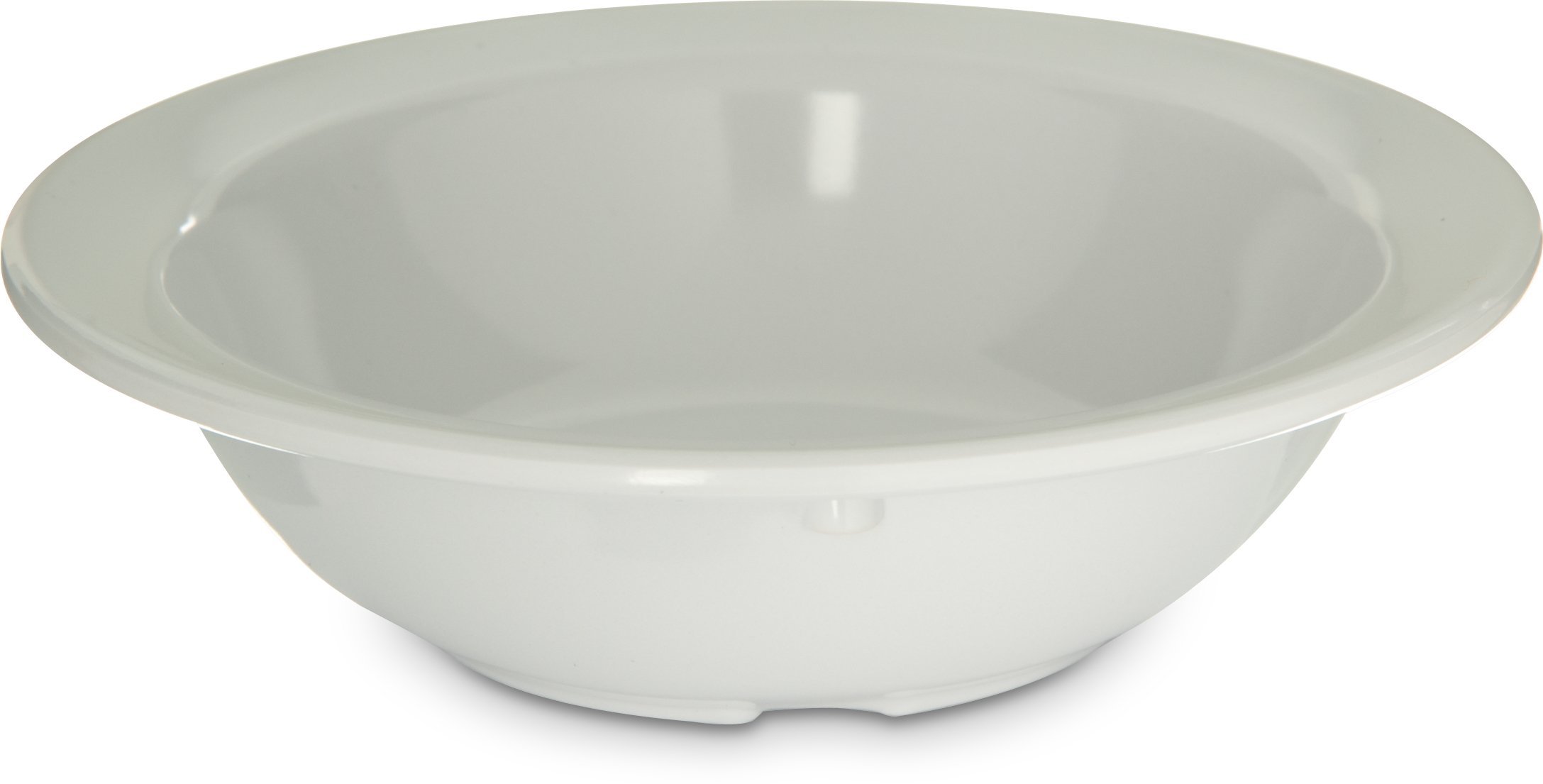 Carlisle FoodService Products Dallas Ware Reusable Plastic Bowl Fruit Bowl for Buffets, Home, and Restaurants, Melamine, 4.75 Ounces, White, (Pack of 48)