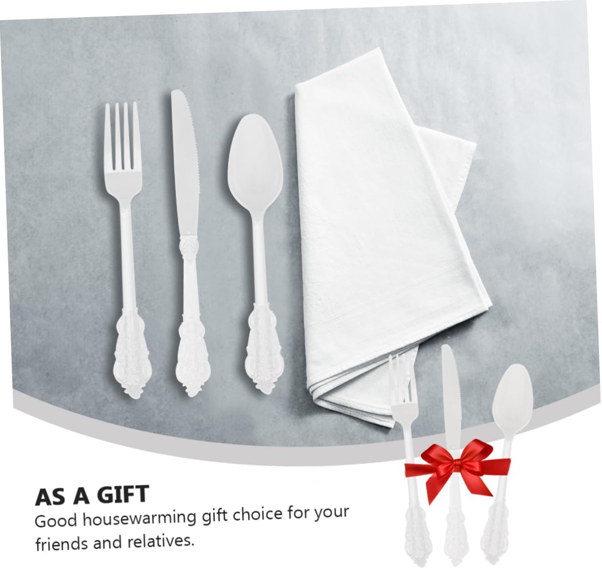 12pcs Silverware Knives Forks Spoons Healthy Tableware for Parties and Events Design for Weddings Birthdays and Gatherings