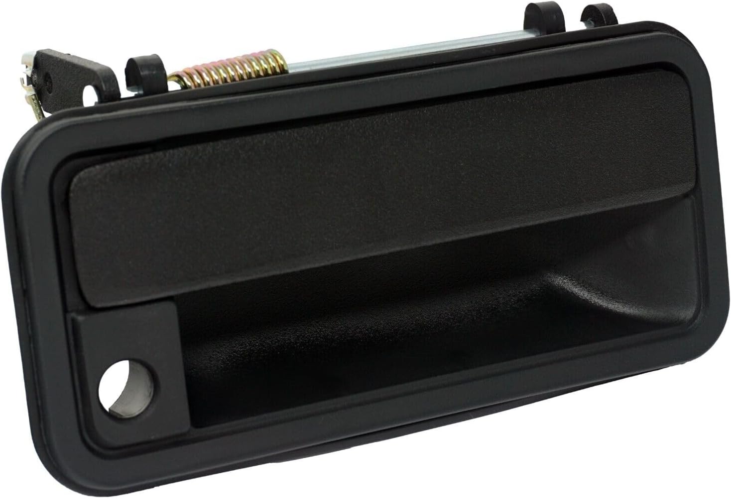 DAT AUTO PARTS Front Right Passenger Side Outside Exterior Door Handle Fits 1995-1999 GMC Yukon 4 Door Full Size SUV Models, Black Textured Plastic, Replaces GM1311132, 15742230