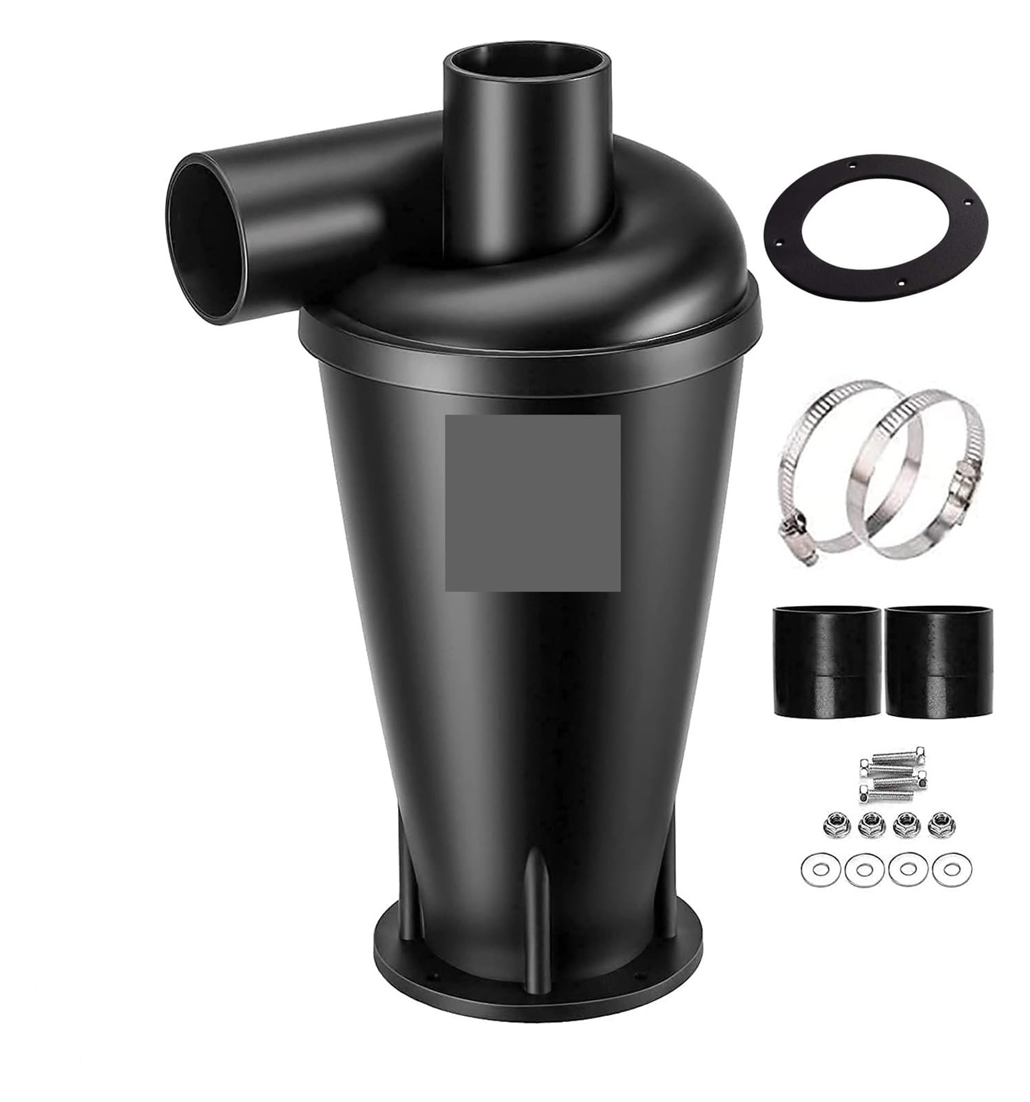 Zklgs One Color Grinder Dust Shroud, Dust Collector Separator For Shop Vac, Separator Dust Powder Filter For Vacuums Dust Extractor Accessories Woodworking