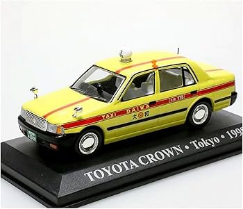 Amazon | トヨタ クラウン タクシー 1998 リアルなダイキャスト合金車