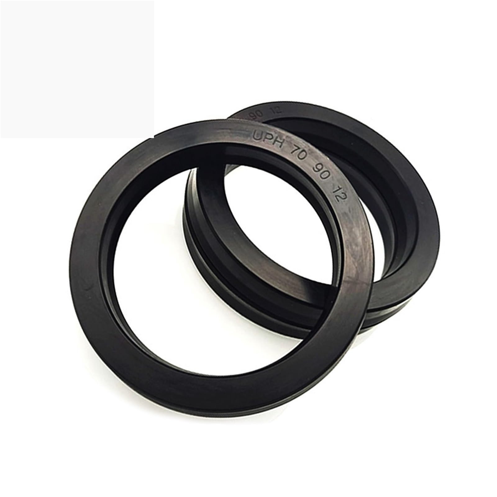 Rjgfdsapo 2Pcs Radial Shaft Seal, Uph Piston Rod Hydraulic Seals Nbr Id 40-80Mm -25°C To 100°C Multiple Sizes(Uph-40(40X55x10))