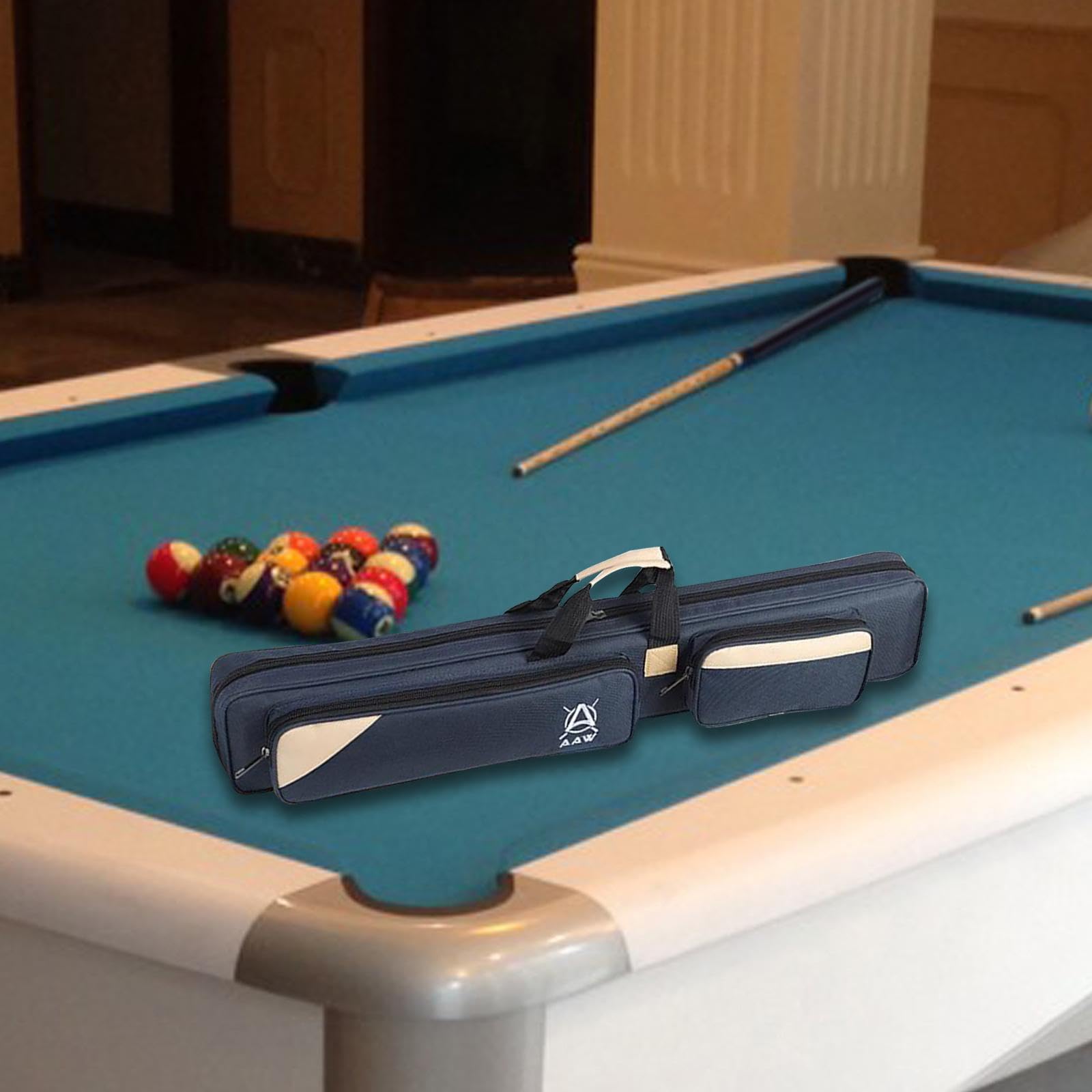 Pool Queue Sticks Tasche 7 Löcher Queue Fällen 1/2 Snooker Billard Queue Fällen Halten 3 4 Schaft