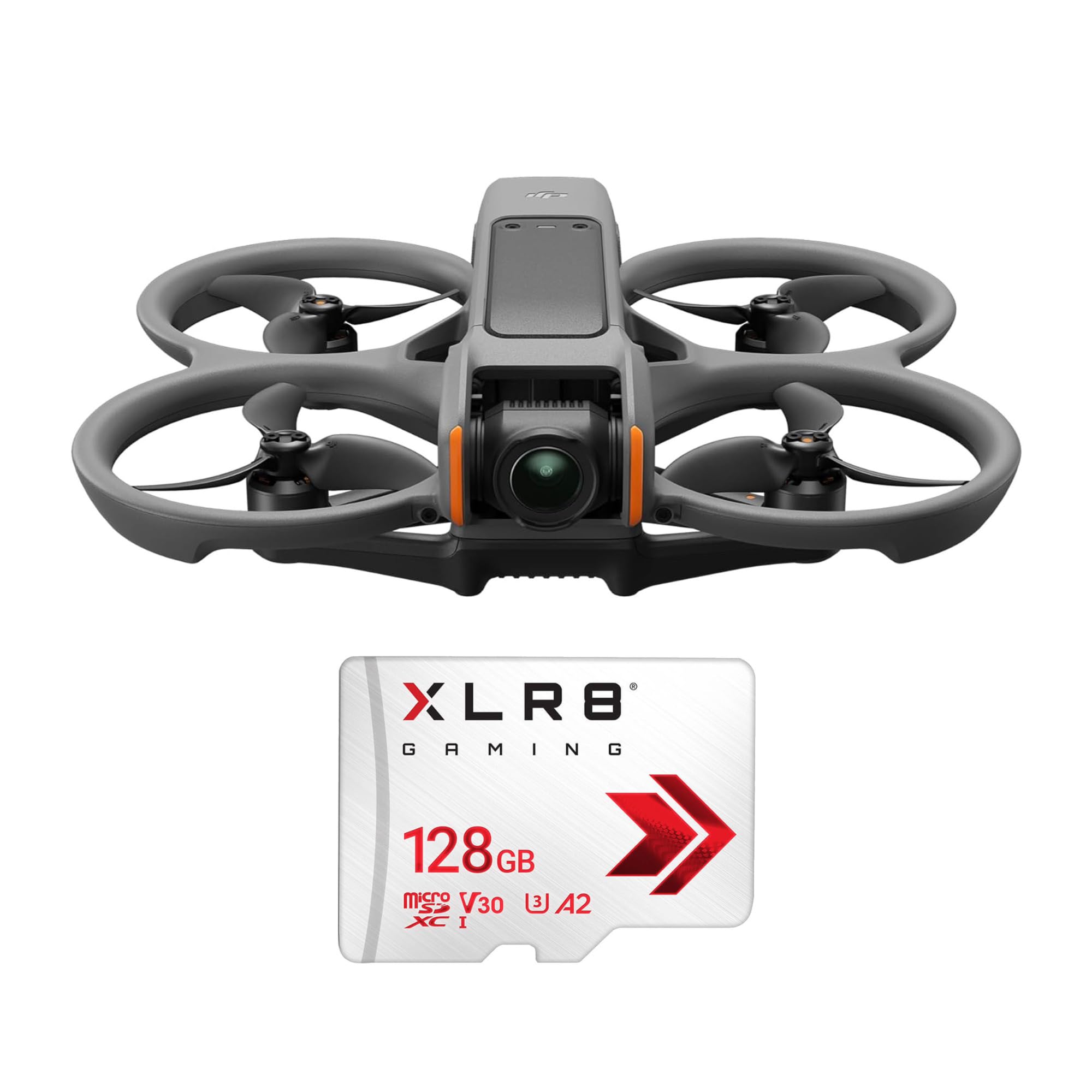Avata 2 (Drone Only) Bundle | Weatherproof Hard Case, 256GB MicroSDXC Canvas Go Plus Memory Card, (3 items)