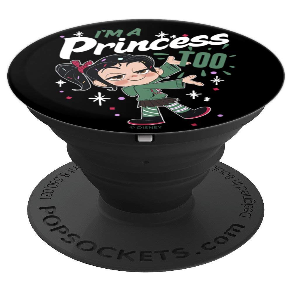 DisneyDisney Wreck-It Ralph Vanellope I'm A Princess Too PopSockets Standard PopGrip