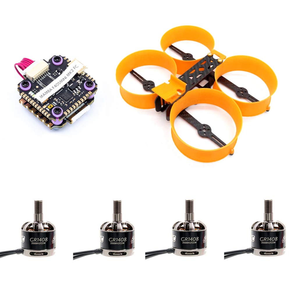 hobbyant Donut 3 Inch 140mm Frame Kit + F405 Mini MK2 30A ESC +hobbyant SPEEDX GR1408 3500KV Motor Combo