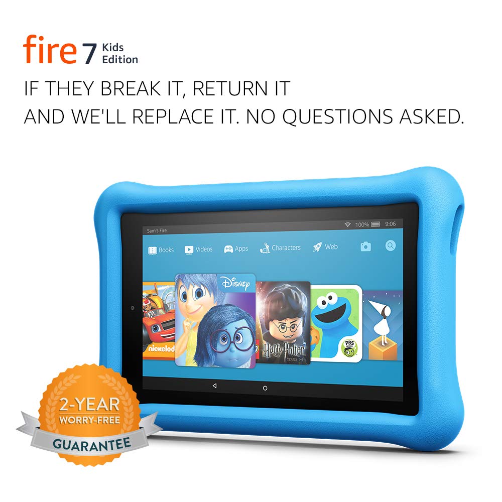 Tablet Kindle Fire 7 Kids 16GB (azul) : Amazon.com.br
