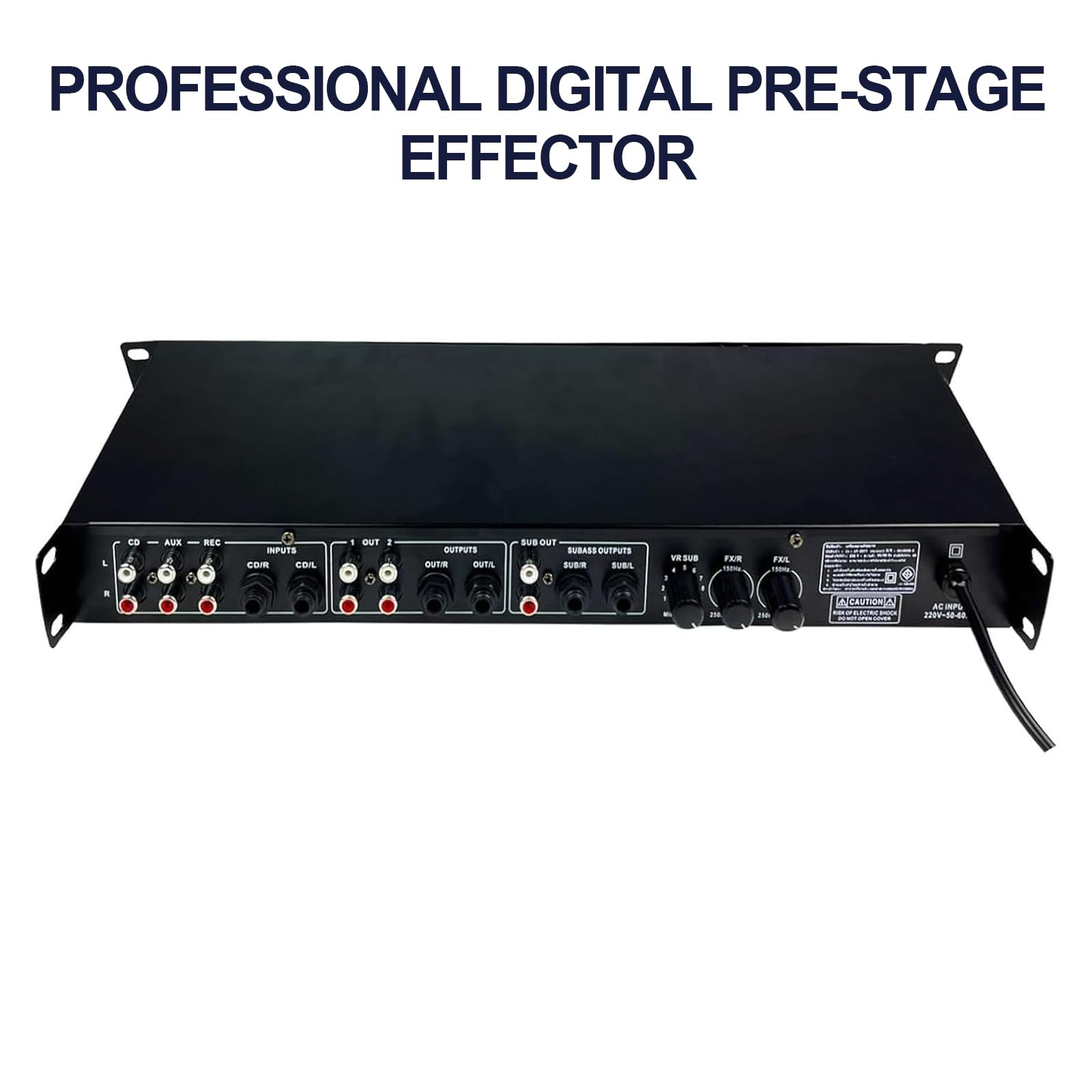 Profesjonalny cyfrowy procesor efektów do KTV, anty-larsenowy procesor audio, przedwzmacniacz, zakres częstotliwości 20 Hz-20 kHz, do profesjonalnych KTV, występów lub rozrywki domowej