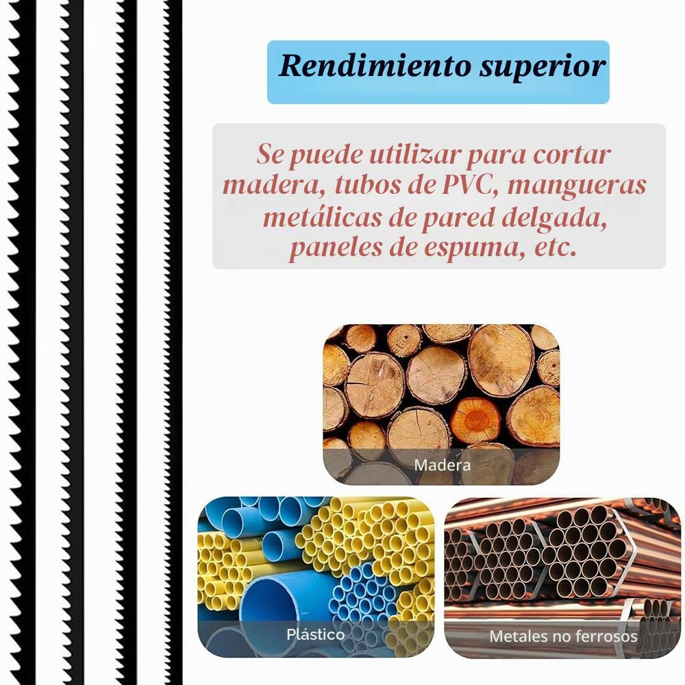 24 Piezas 133mm Hojas de Sierra de Marquetería 10/15/18/24 Dientes Hojas Sierra Marqueteria Dientes Hojas de Sierra de Corte Fino Estándar Para Cortar Madera,Tubos de Pvc,Planchas de Espuma