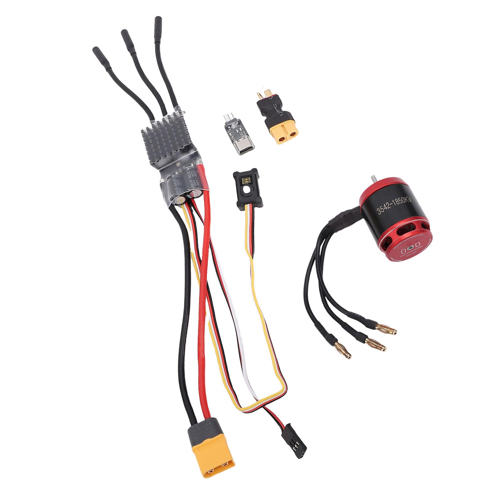 Sonew Zestaw Silnika Bezszczotkowego 1850KV i Regulatora do /10 RC