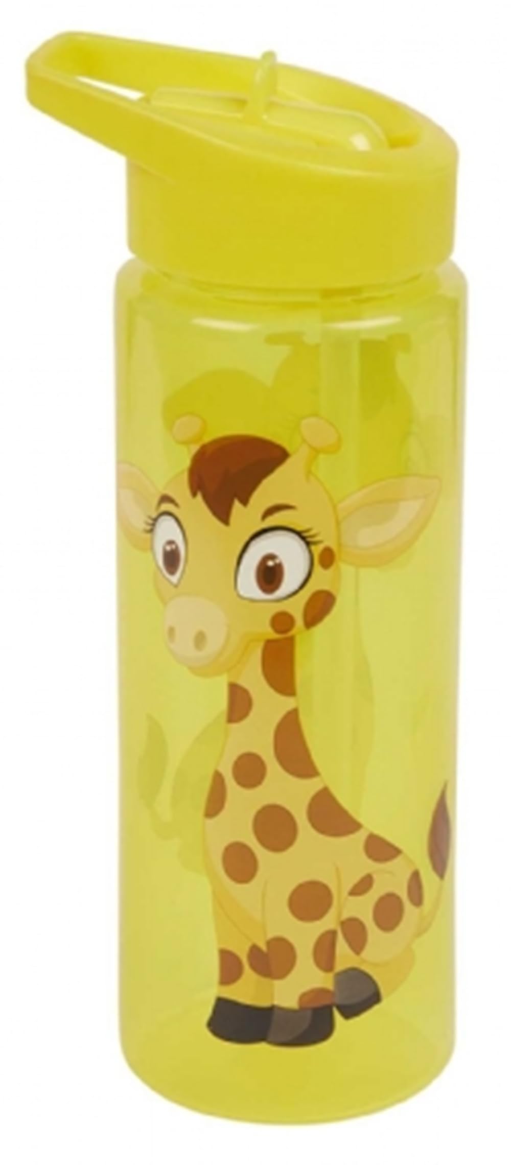 Ravensden Giraffe Drinking Bottle, 19cm, Yellow