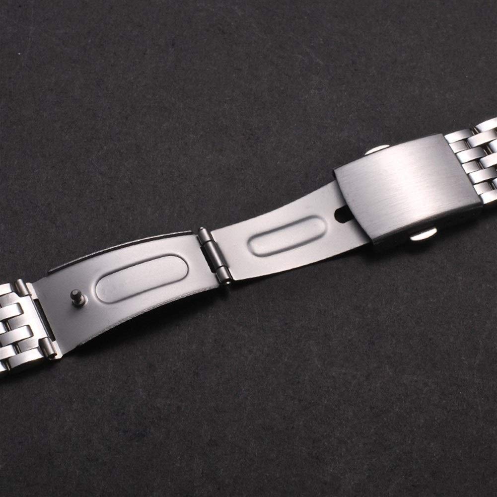 Uhrenarmband Herrenarmband Edelstahlgürtel für gerades Zubehörarmband 18/20/22 mm Band