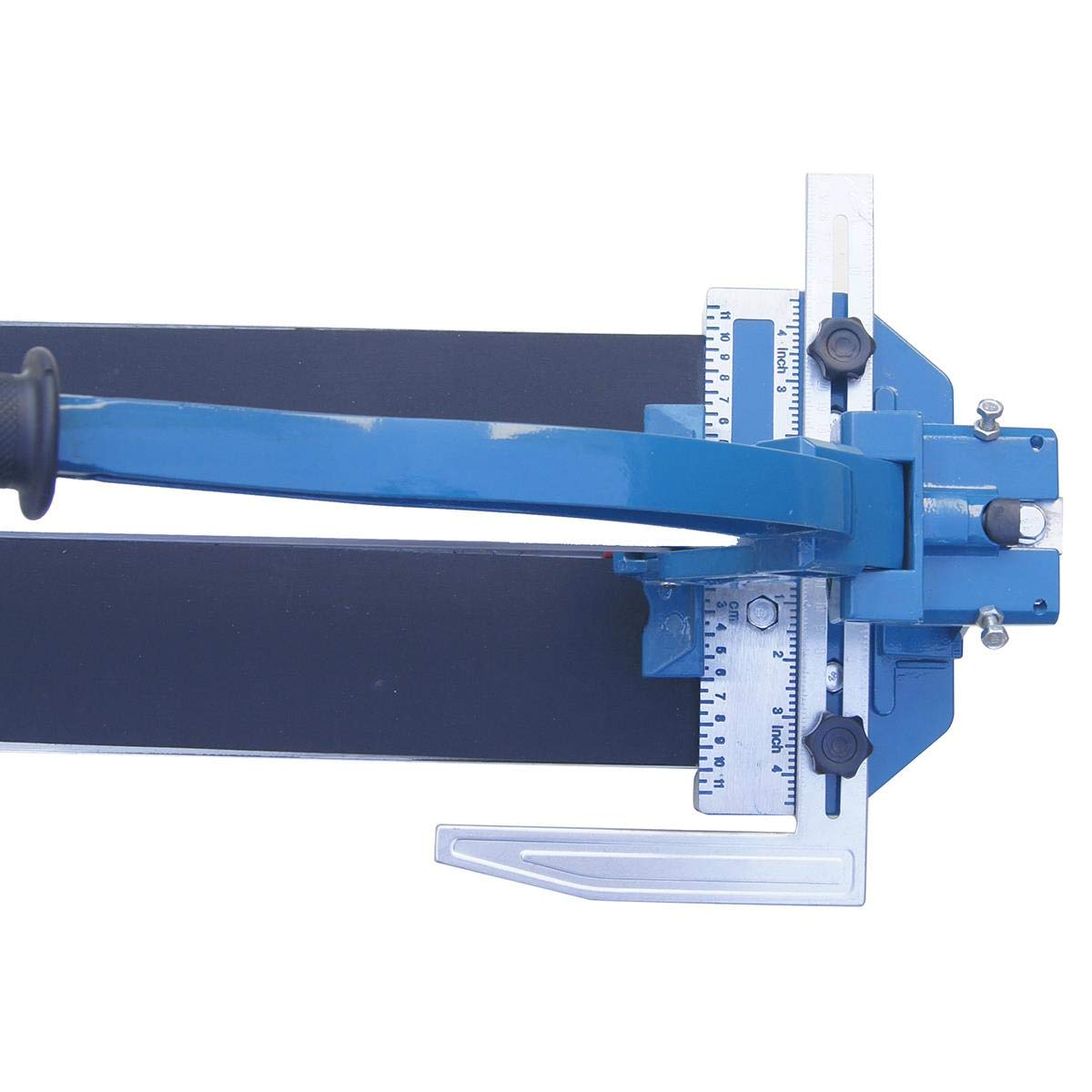 KATSU 800mm Manuelle Fliesenschneider Professioneller mit Einzelschiene und Laserführung, Aluminiumbasis, zum Präzisionsschneiden von Porzellanfliesen Keramik 347753