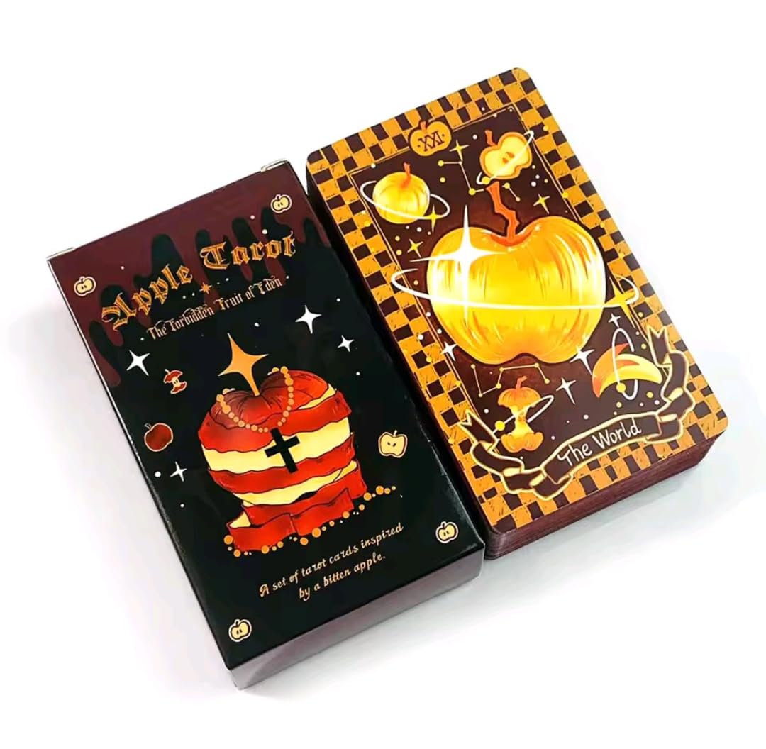 Amazon.co.jp: アップルタロットカード、78枚入り、ポケットサイズ6cm
