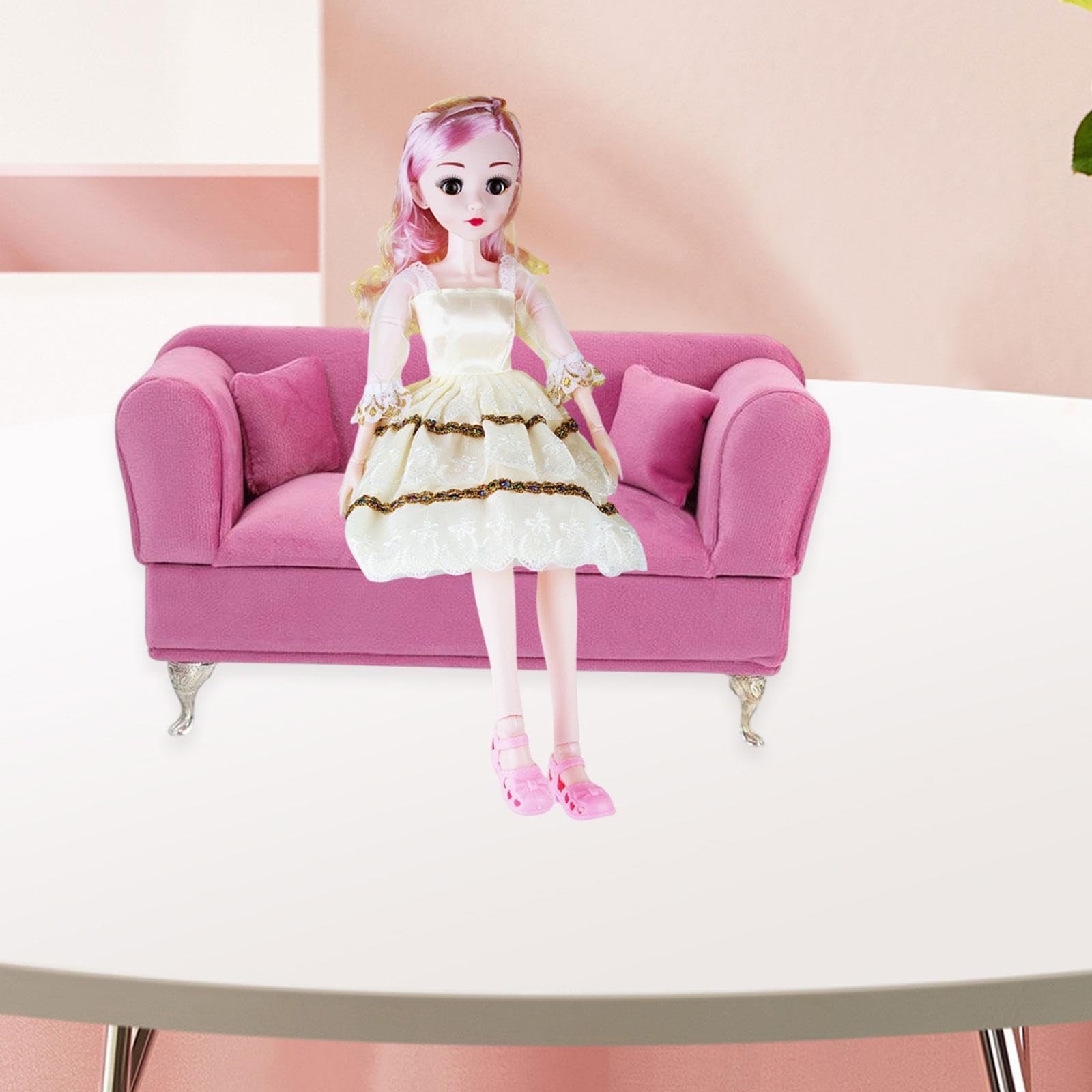 Amazon.co.jp: Fiocias 1/6ドールハウス用ソファー付きジュエリー