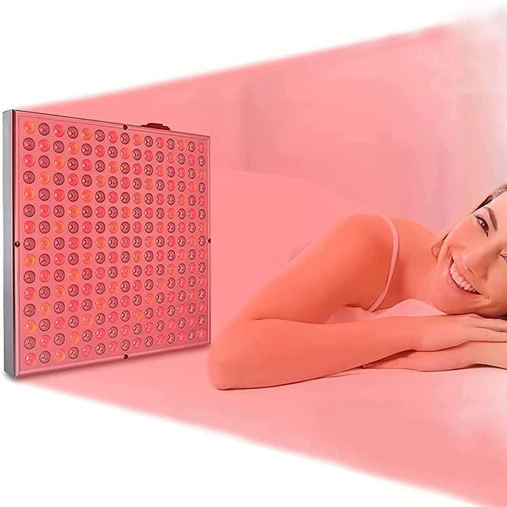 Dispositivi per Terapia della Luce Rossa 45W LED Profondo Rosso 660nm e 850nm Vicino agli Infrarossi Pannello Lampada Terapia per Faccia Corpo Pelle (Color : White)
