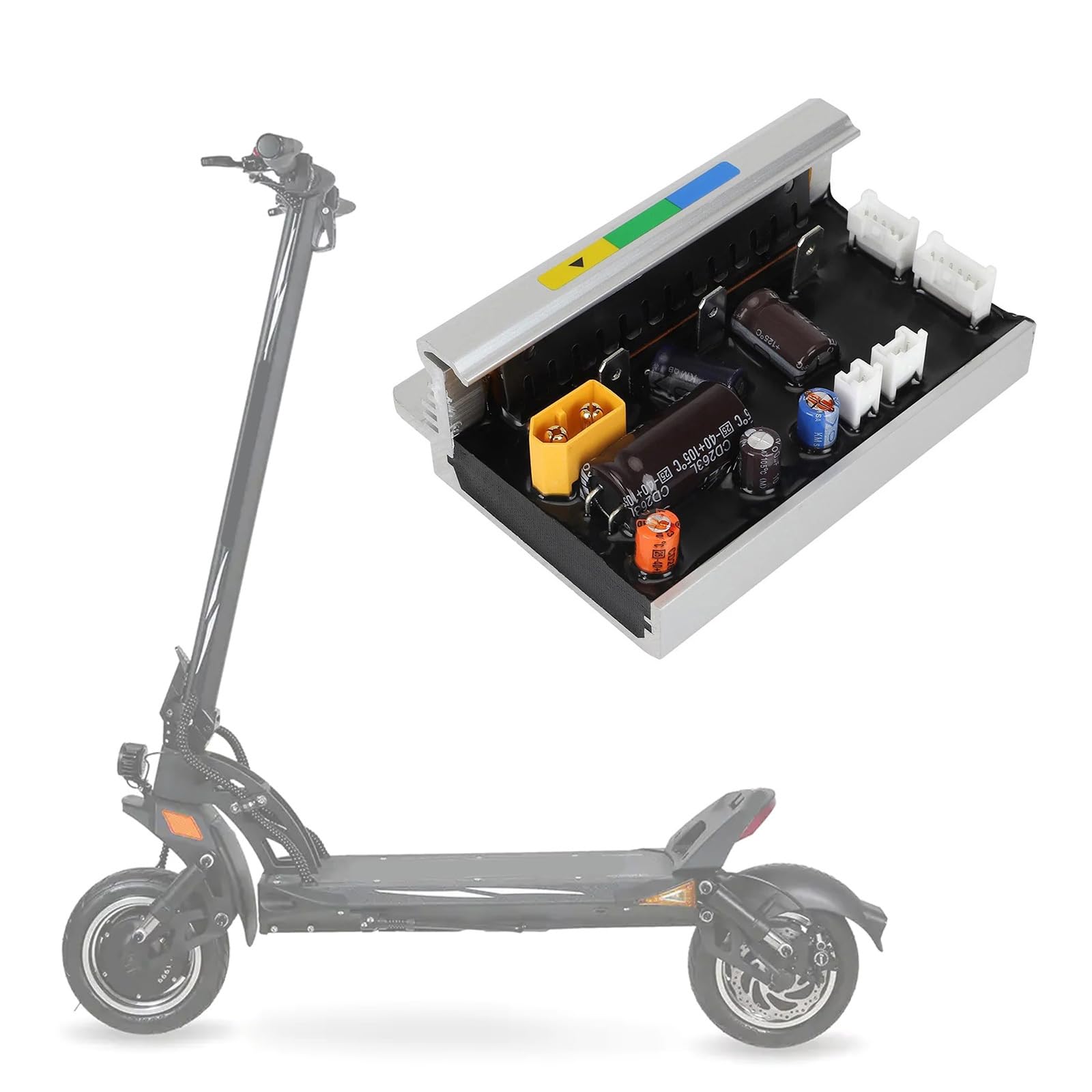 Accessori per scooter elettrico Modulo controller con indicatori di direzione della scheda principale Installazione rapida Parti di controllo Modulo controller di calcio con indicatori di direzione