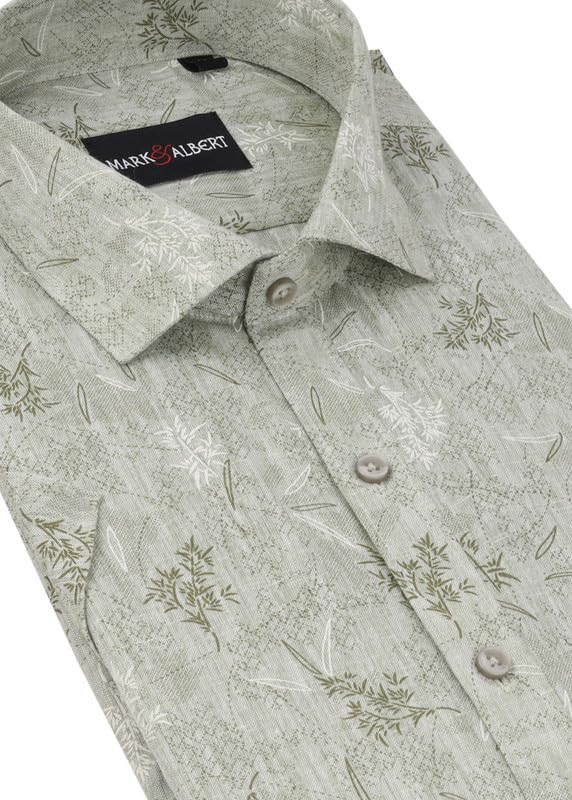 Image of Men's Half Sleeve Linen Shirt