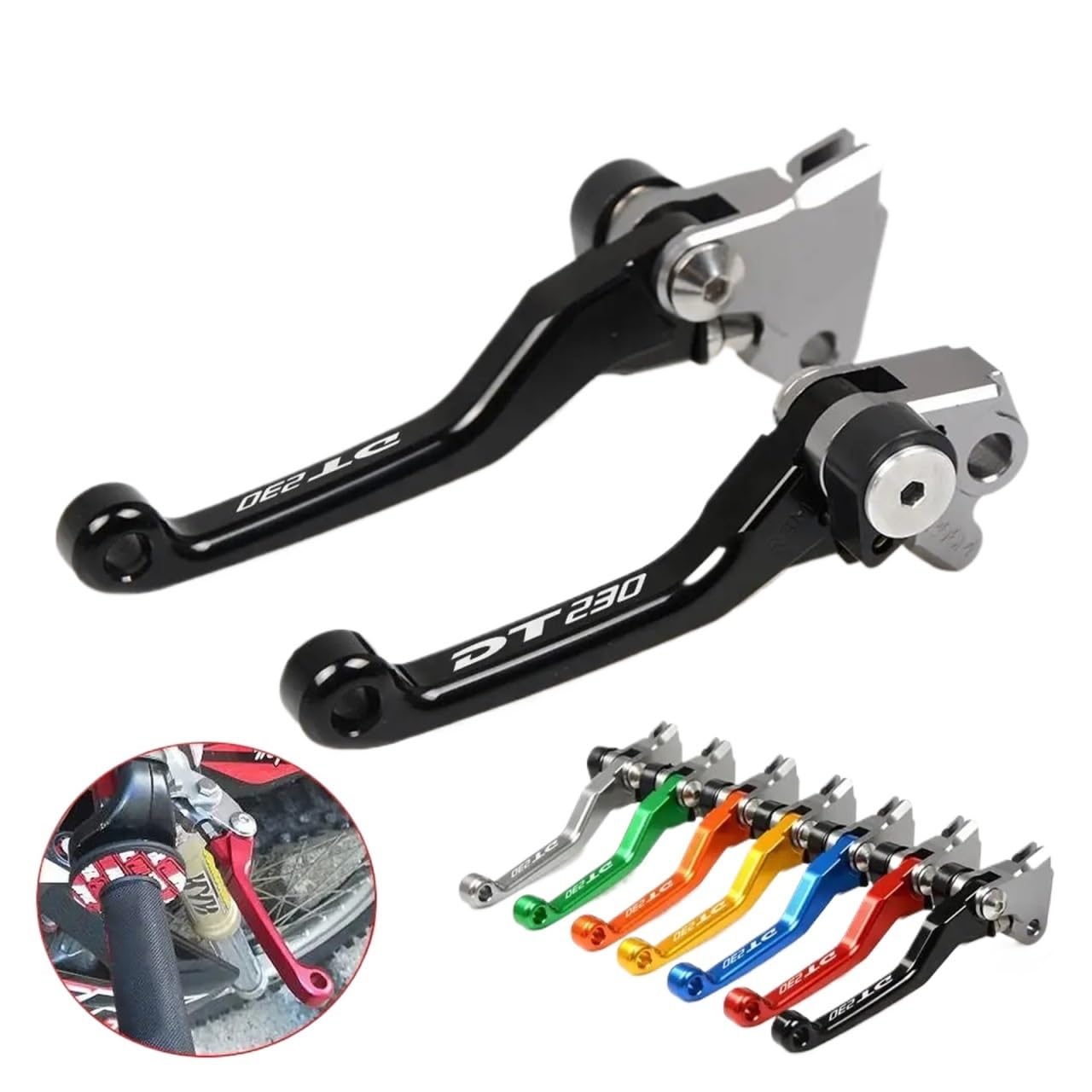 Moto Freno Frizione Master Per DT 230 DT230 LANZA 1997-2011 2008 2009 2010 Leva Freno Frizione Moto Leve Pivotanti Per Da Cross Maniglia