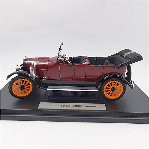 Modelo de vehículo de coche de resina de aleación apto para REO Touring 1917 1 18 modelo de automóvil de aleación de lujo, pantalla estática,