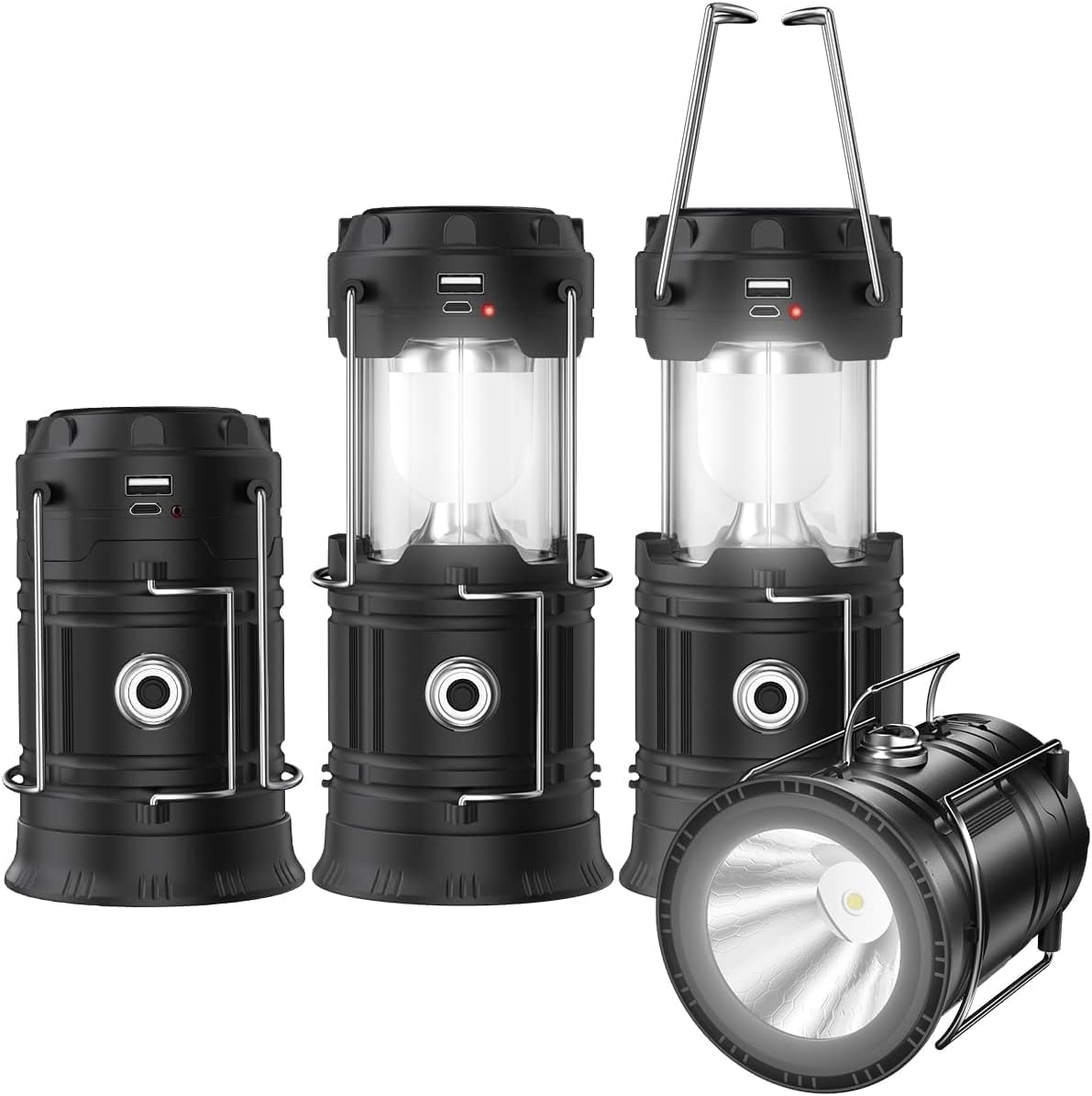 EULOCA Battery Powered LED Camping Lantern, Super Bright Dimmable with