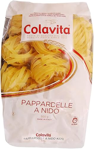 Colavita Pappardelle A Nido Wide Ribbon Durum Wheat Pasta 500 g