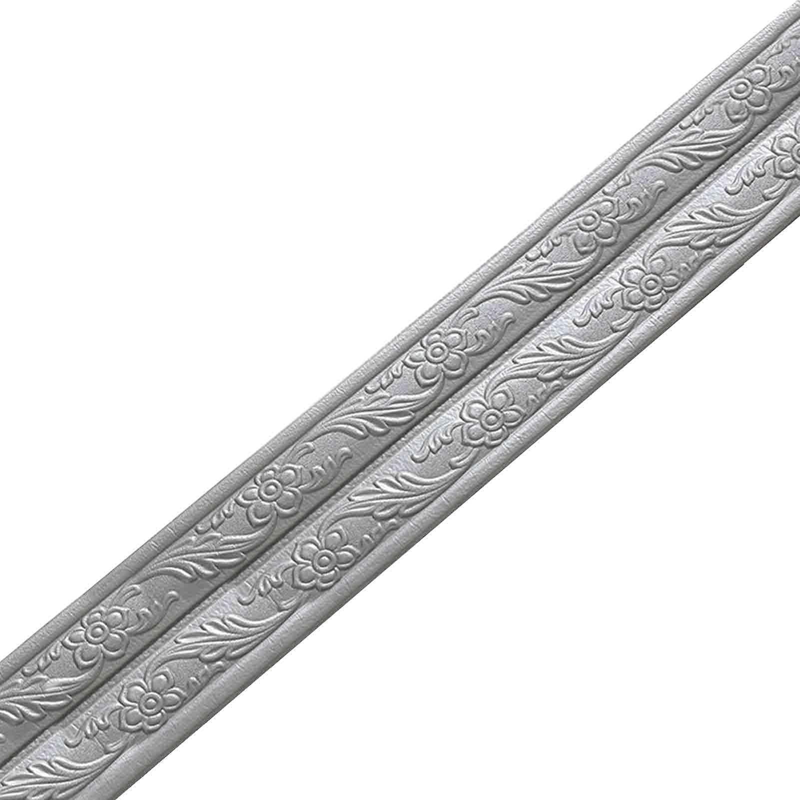 Bavokon Sticky Decorative Wall Lines - Flexible Foam Molding, Wallpaper Borders, Dado Rail with Pattern Decoration for Bedroom, Kitchen, Living Room Corners