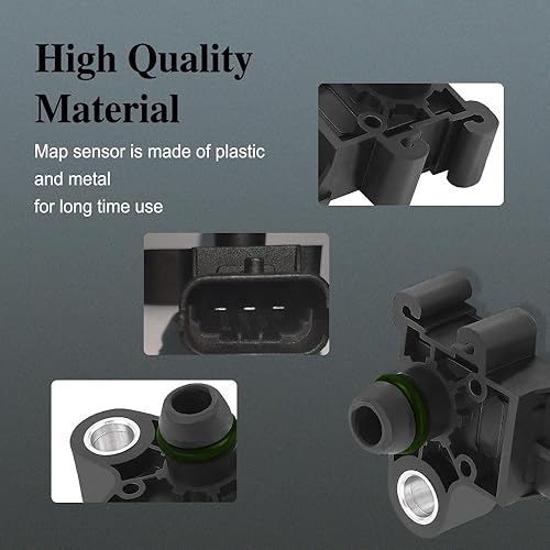 Miniatura 3 de Sensor de presión absoluta del colector profesional, sensor de presión de aire de admisión del motor, 55573248 Sensor de mapa de presión de aire