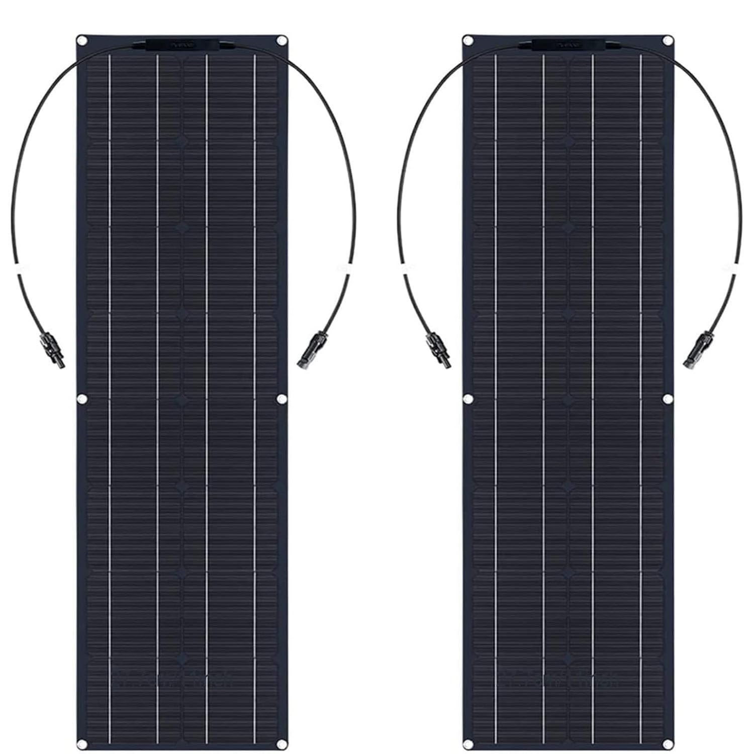 Pannello Solare da 400 W, Pannelli Solari Flessibili, Regolatore Solare Monocristallino, Kit Pannello Solare Flessibile con Controller da 40 A, Adatto per Famiglie, Camper