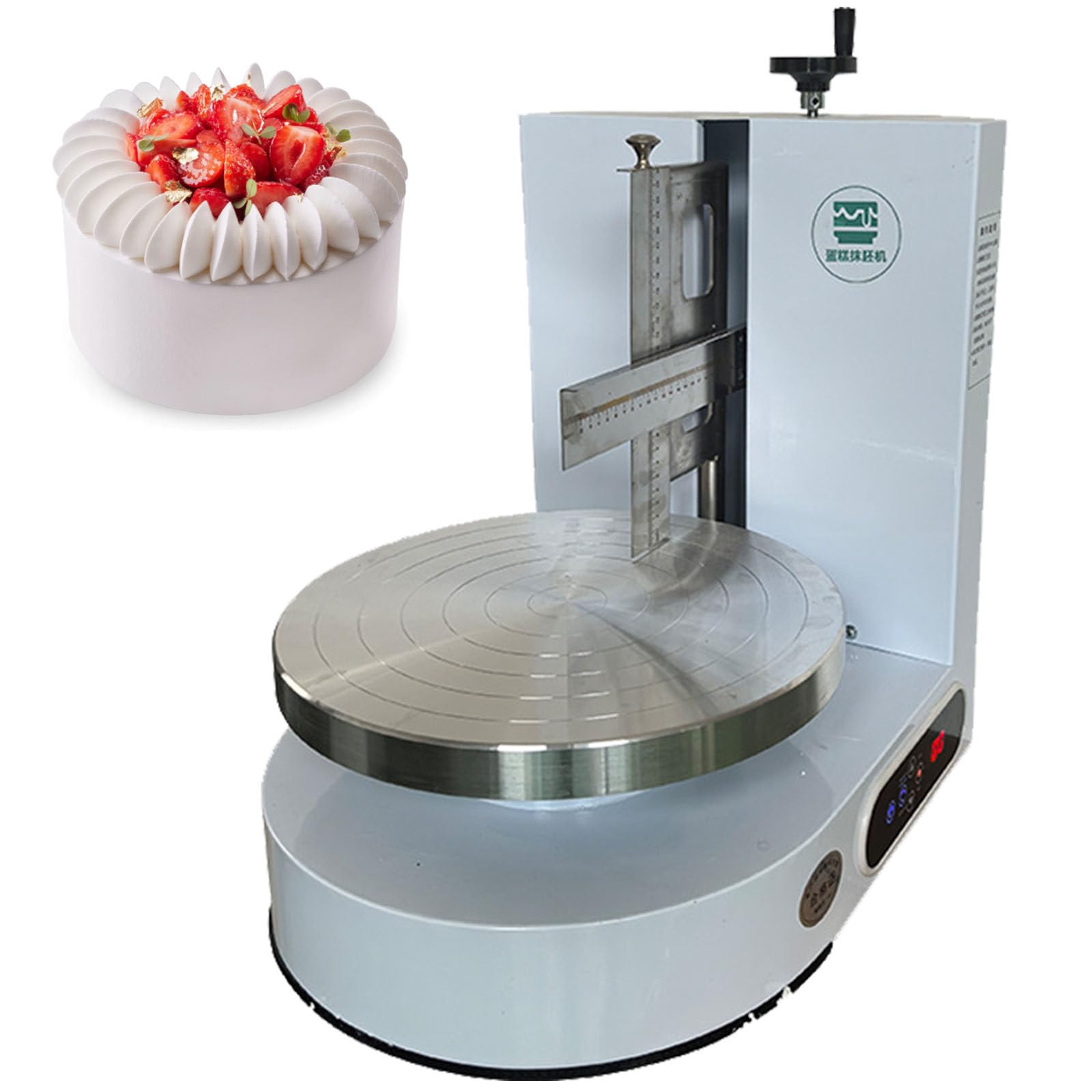 Automatische Kuchencreme Verteilmaschine, einstellbare Tortencremestreichmaschine zum Verteilen von Kuchencreme, zum Bestreichen und Schmieren von Kuchenglasuren, 200W
