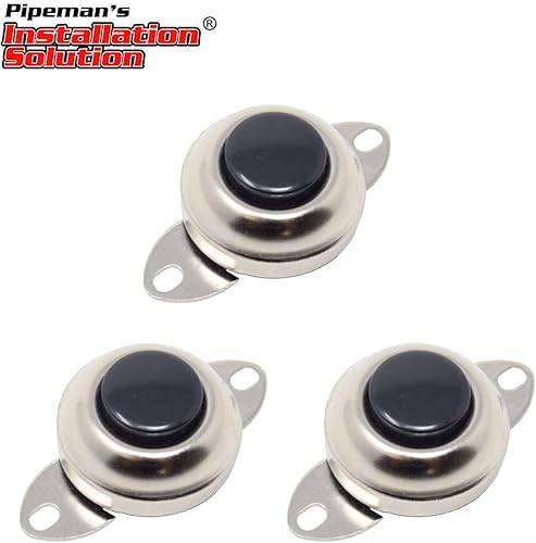 Miniatura 2 de Pipeman's Installation Solution Paquete de 3 interruptores universales de bocina de 12 voltios de montaje empotrado para tren de aire