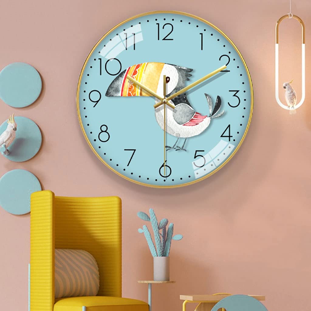 VIKMARI Horloge murale silencieuse sans tic-tac de 20,3 cm - Chiffres