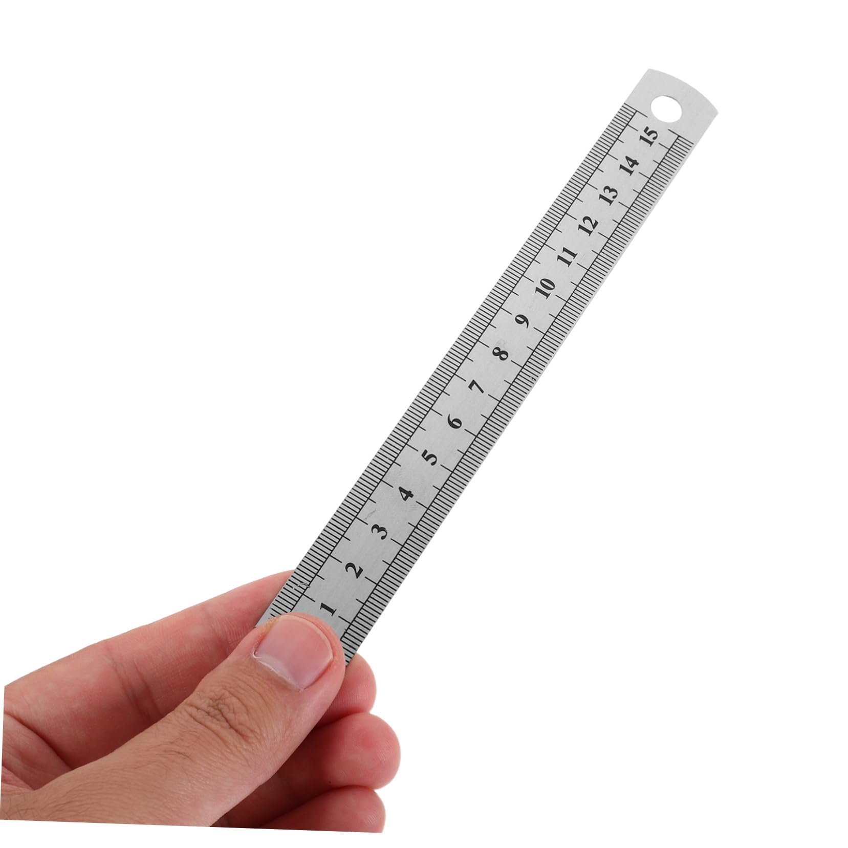 Sewroro Regla de Bolsillo 30 Piezas 15cm 6 Pulgadas Acero Inoxidable