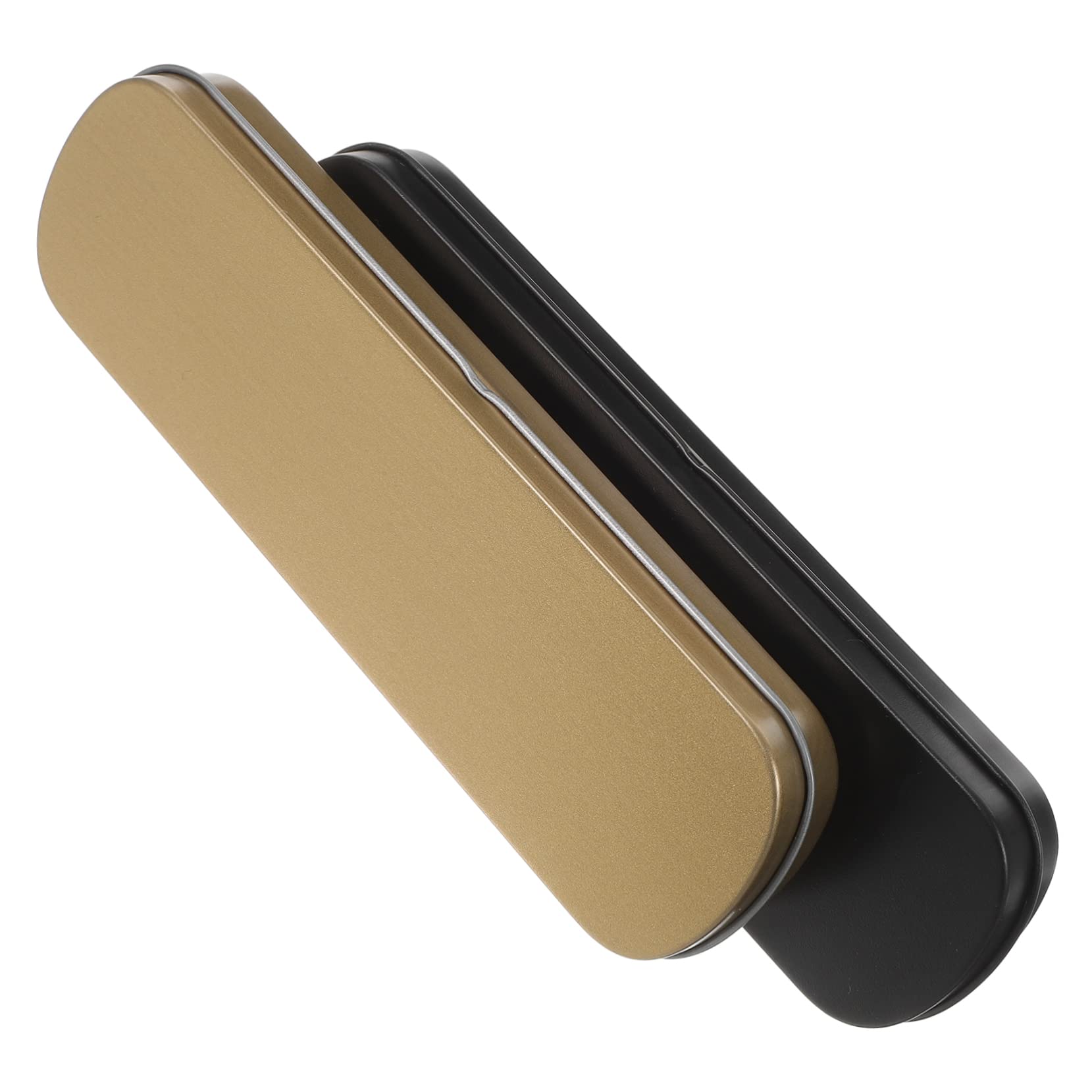 VILLCASE 10pezzi Astuccio Metallo Contenitore Per Cancelleria e Trucco Scatola Portamatite Resistente Design Per Scuola e Ufficio