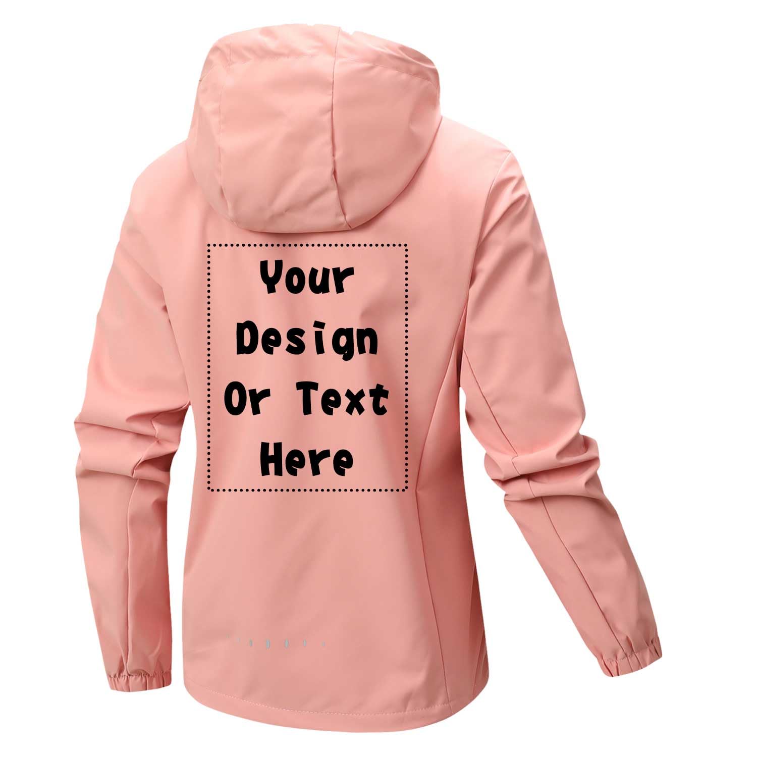 Niestandardowa damska lekka wodoodporna kurtka spersonalizowana softshell z kapturem outdoorowa wiatroszczelna kurtka przeciwdeszczowa damska wiatrówka płaszcz do biegania jazdy na rowerze