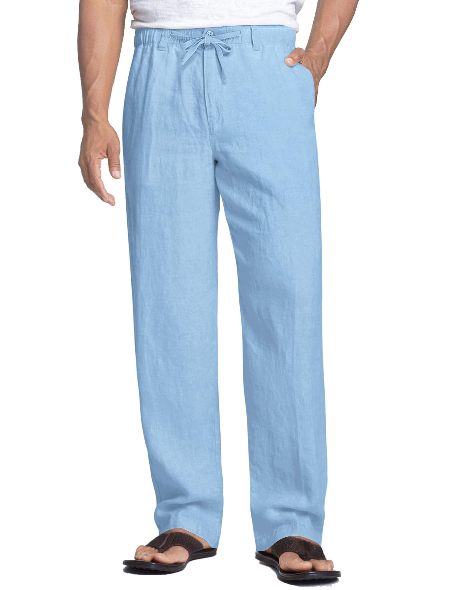 Pantalon chino pur coton velours côtelé VARENNES - Marron glacé