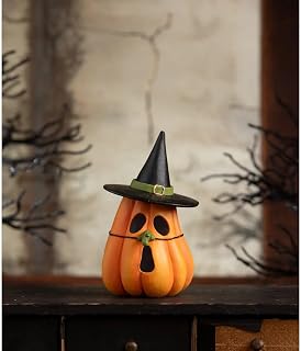 Designs Pumpkin Witch Luminary 6.25" TF4247