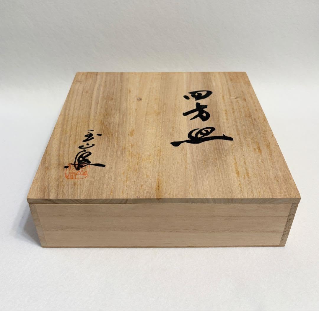 Amazon.co.jp: 美濃焼 玉山窯 玉置保夫監修 鼠志野 四方皿 和食器 盛り