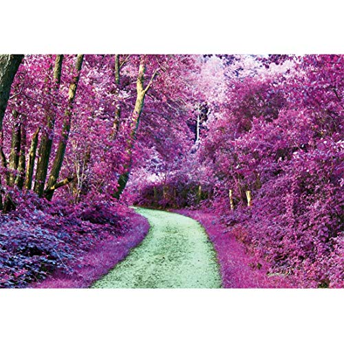 Qinunipoto 背景布 春 撮影布 背景紙 撮影 背景 写真 布背景 撮影布 自然の風景 写真背景布 自然の風景 写真を撮る背景紙 ロマンチックなシーン ワイルドウォーク 小道具 ビニール 1.5m x 1m