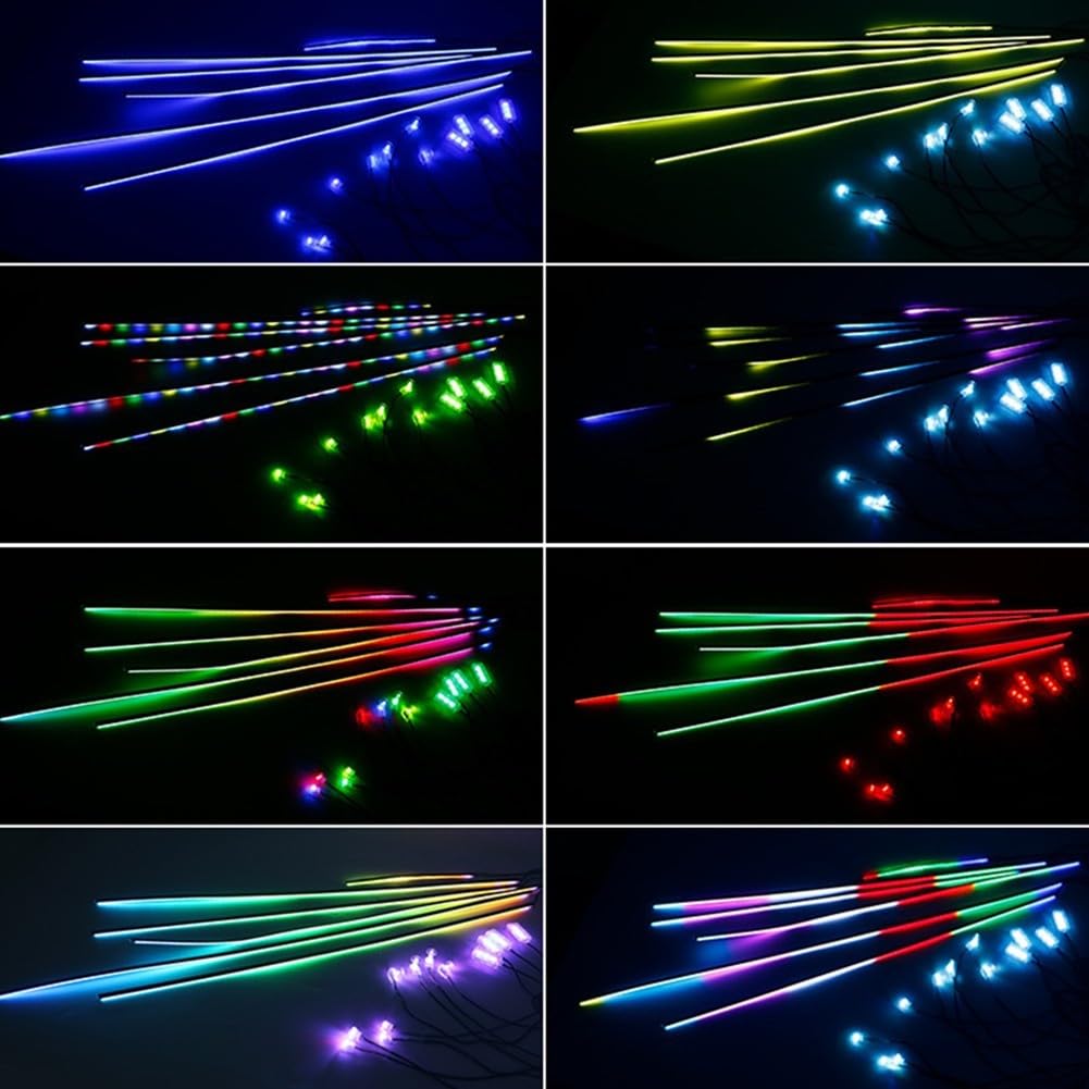 Striscia LED Auto RGB 90CM Controllo App