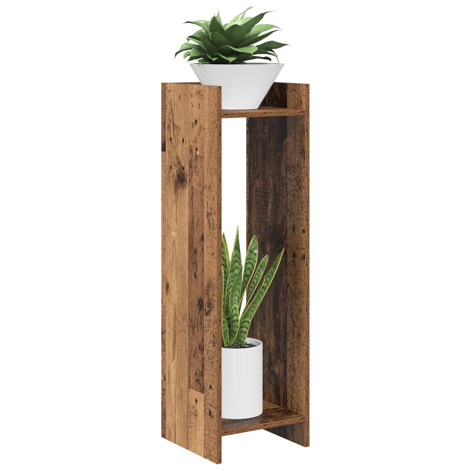 Stojak na rośliny 2 szt. 30 x 30 x 100 cm materiał drewnopochodny