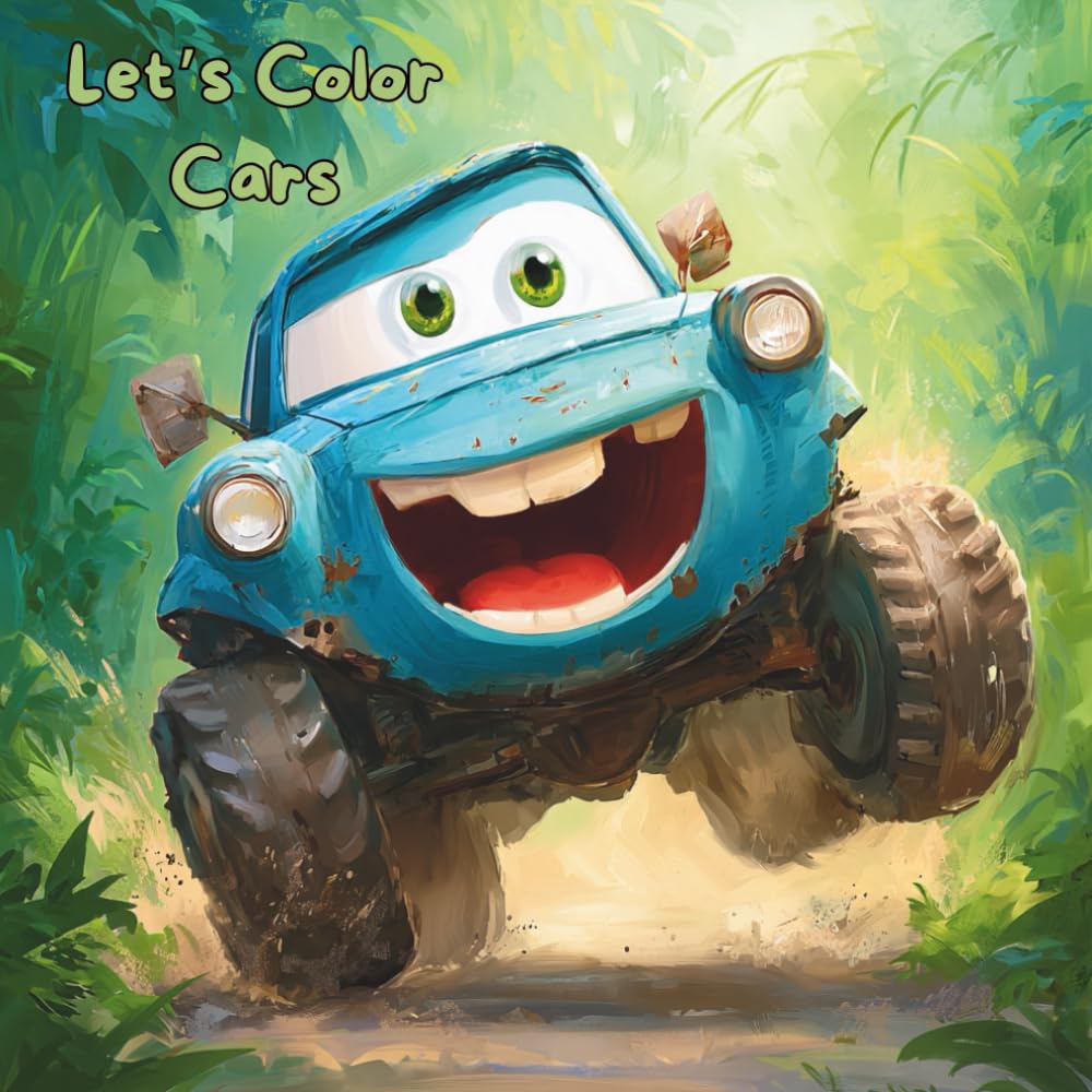 Let’s Color Cars: A Fun and Simple Coloring Book