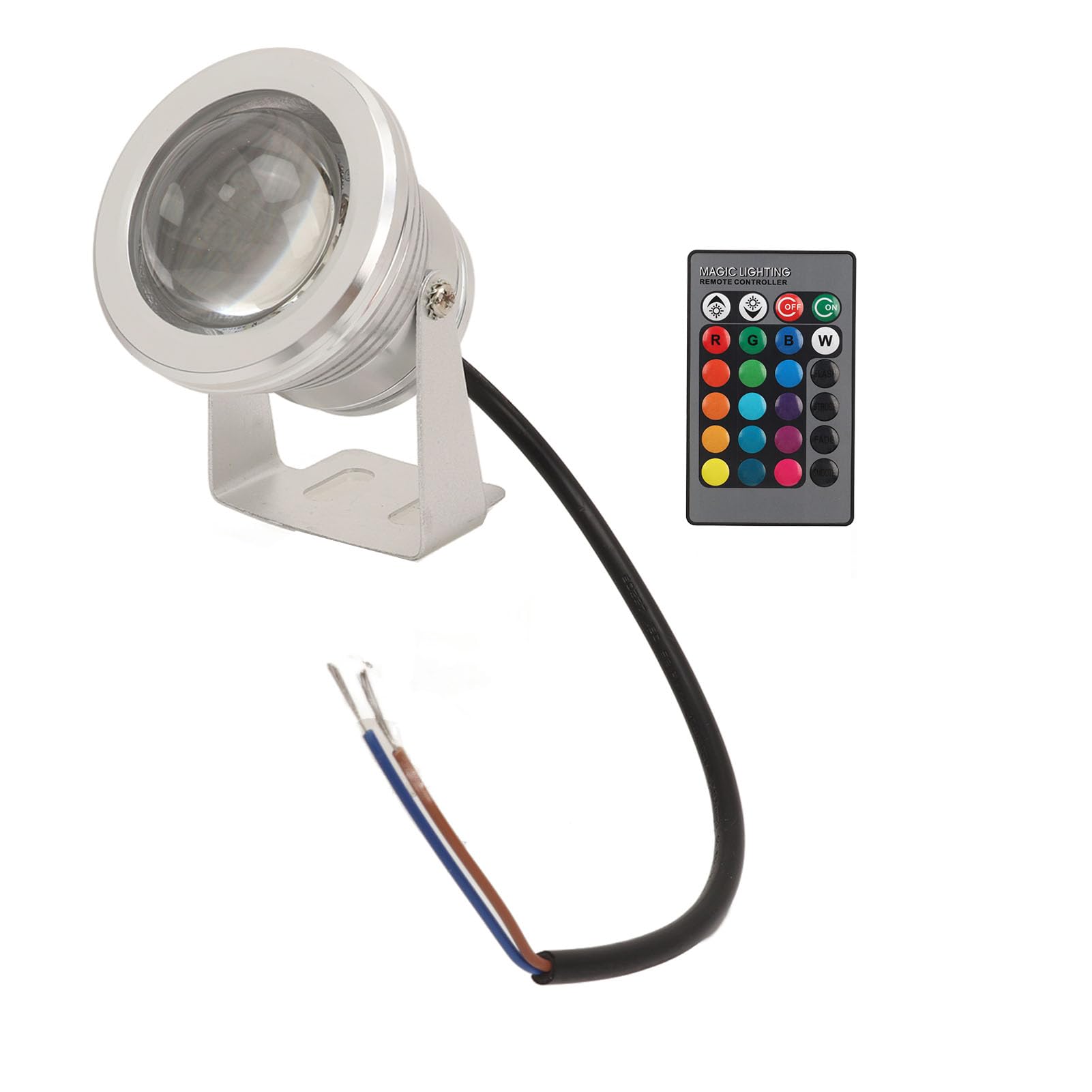 Premium IP68-Rated Submersible Pond Light Set – 12V RGB LED Underwater Garden Lights for Fountains & Aquascapes Weatherproof Easy-Bury Design