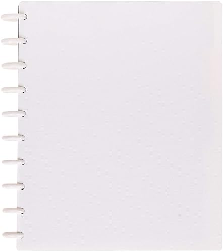 Vista 111 de Talia - Agenda personalizable con aros, (Fireworks Deep Lake, con discos Deep Lake, tamaño mediano (7.5 x 9.75 pulgadas).