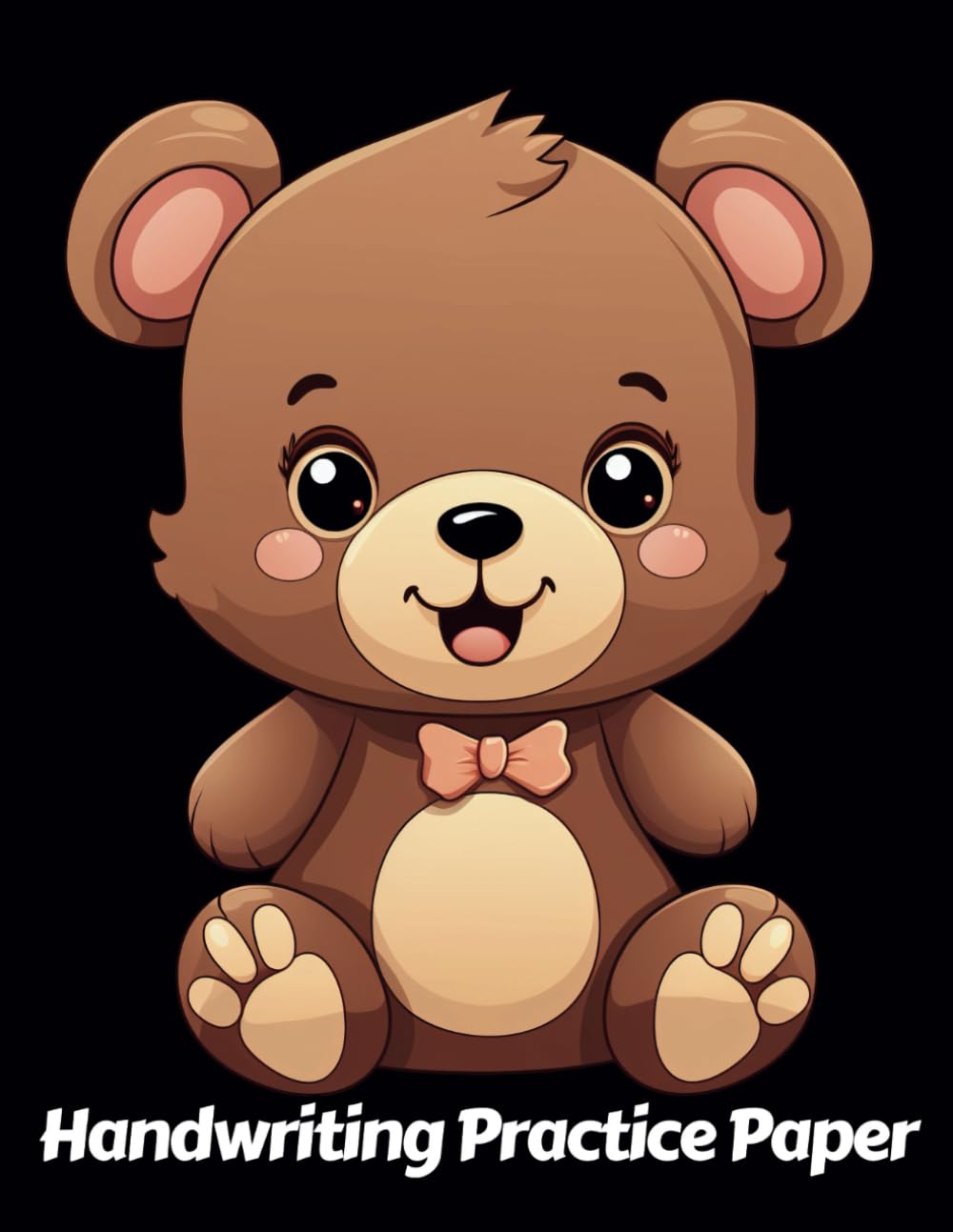Independently published Teddy Bear Handwriting Practice Paper: Wide Lines With Dotted Midline | For Students Learning To Write Letters | Grades K-2 School | Gift For Cuddly Animal Lovers | 8.5 x 11 Inches | 111 Pages | v1