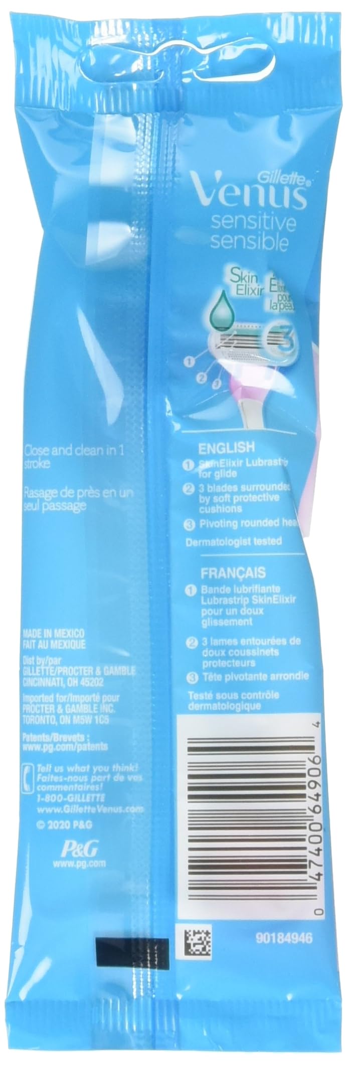 Venus Sensitive Lot de 36 rasoirs jetables 1 ct