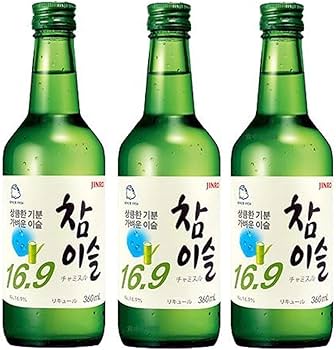 Amazon.co.jp: チャミスル 韓国焼酎 【360ml×3本】 : 食品・飲料・お酒