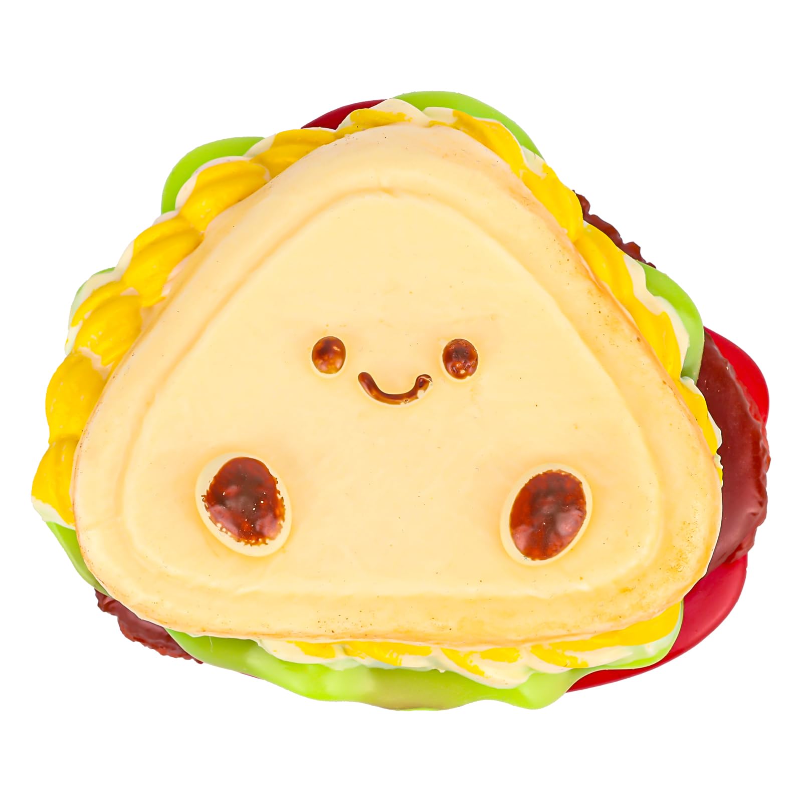 BOXOB Cute Sandwich Squeeze Toys, Silicone Handmade Sandwich Squeeze Toys Soft Funny Novelty Things Kawaii Soft Party Favors for Home School Office Gifts