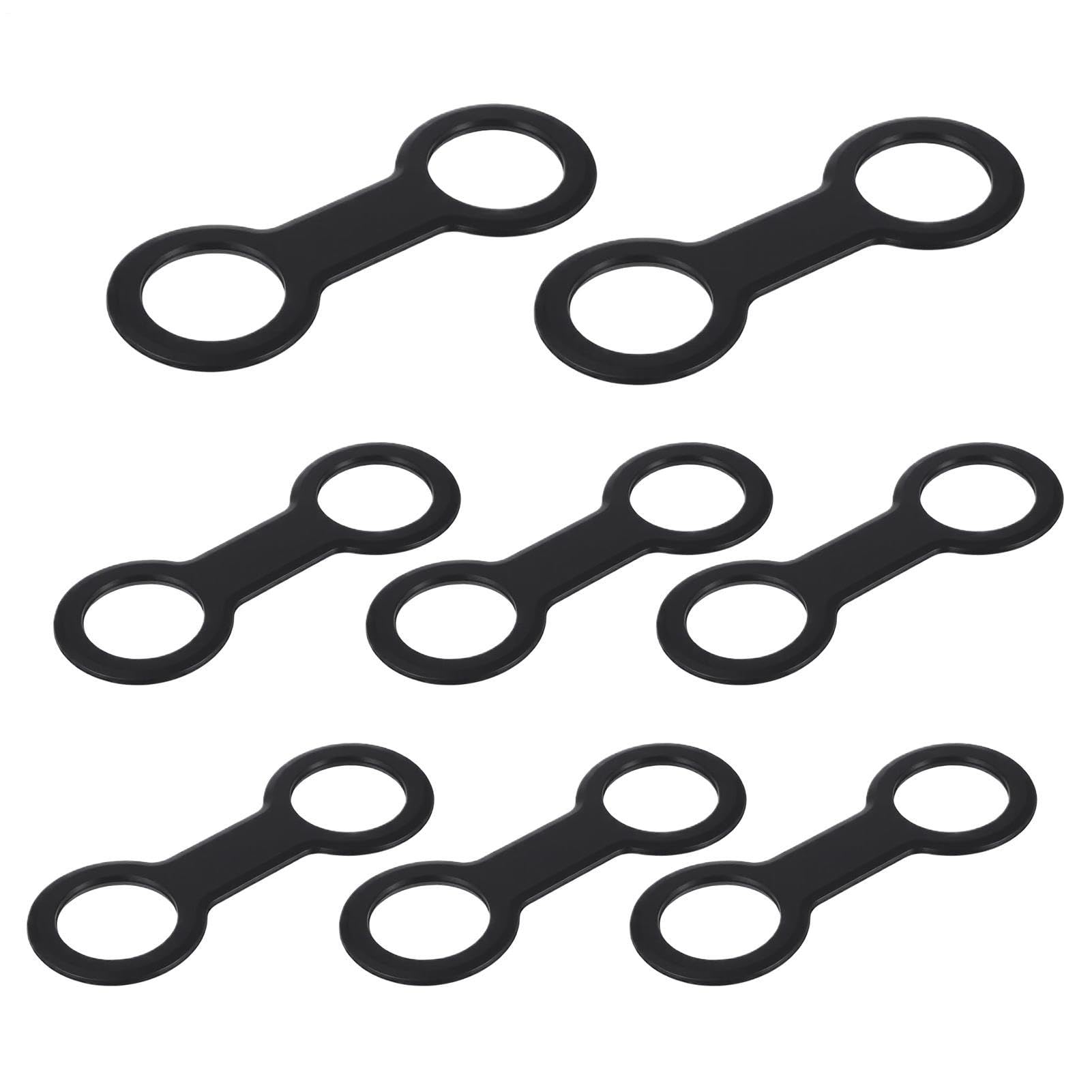 Supporto Snorkel Fissaggio Flessibile a Doppio Anello Sostitutivo Porta Snorkel per Maschera Subacquea